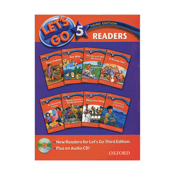 کتاب Lets Go 5 Readers 3rd Edition CD